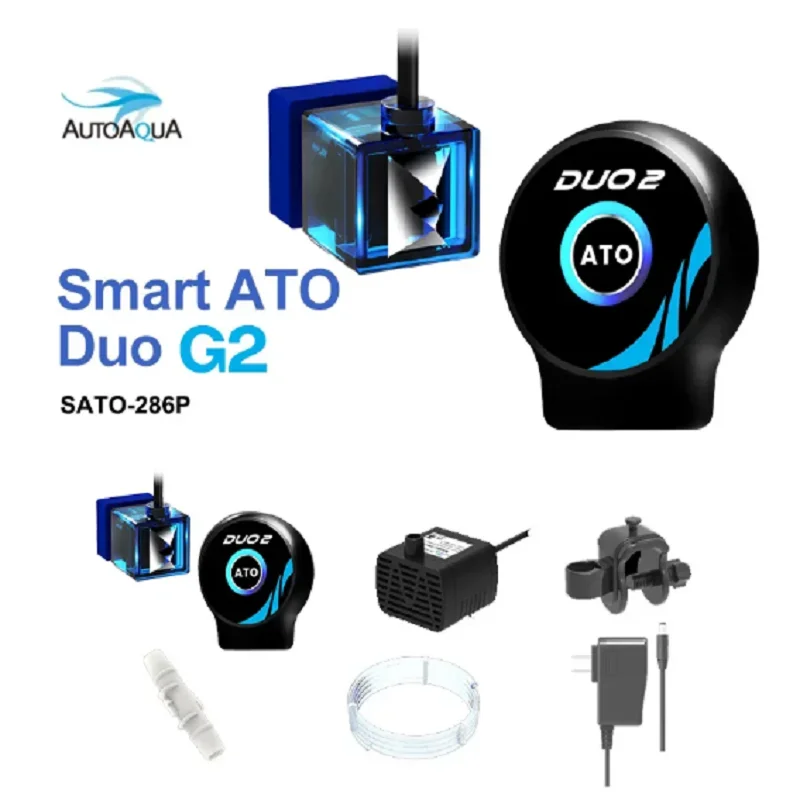 

AutoAQUA SATO 286P Smart ATO Lite Automatic Top Off System Water Filler Refiller Level Controller W/Pump for Aquarium