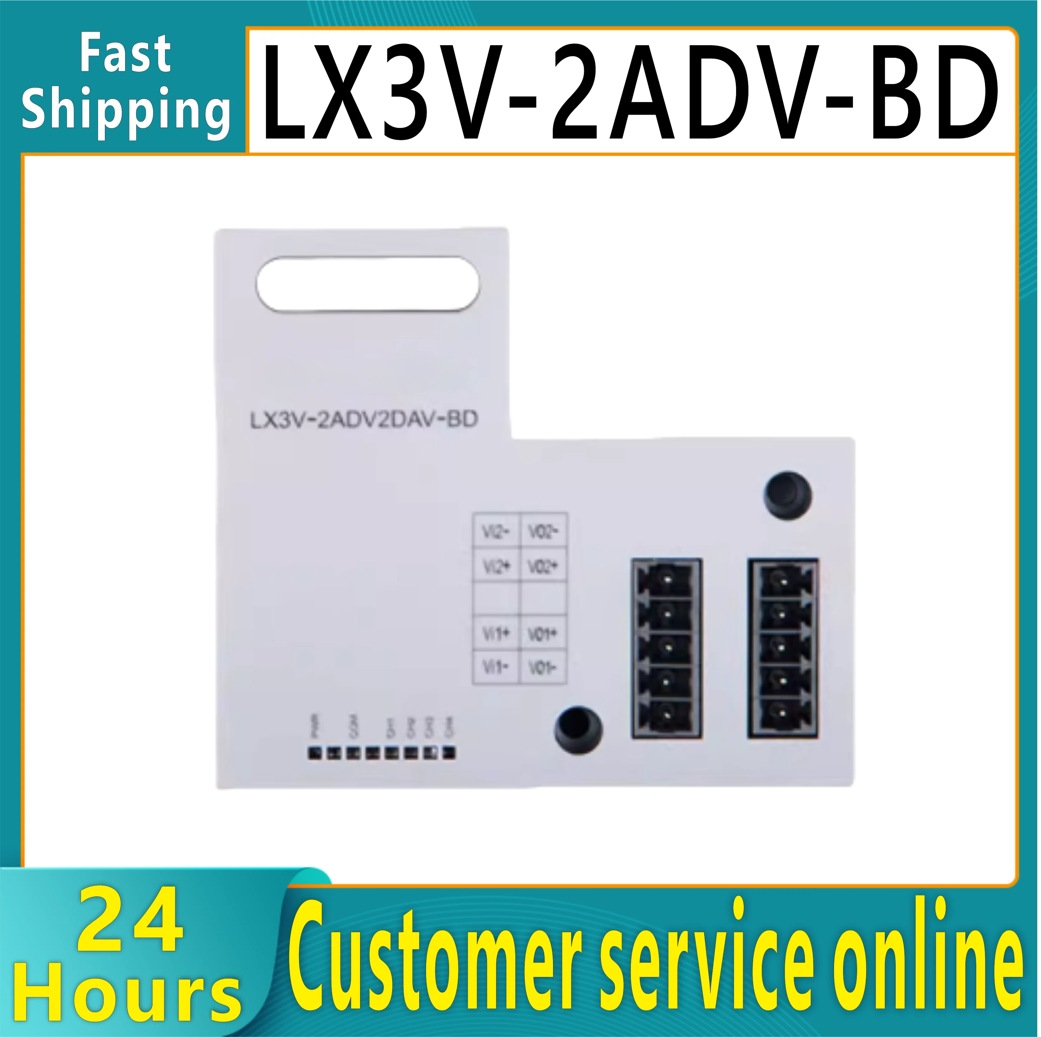 

Совершенно новый оригинальный модуль LX3V-2ADI-BD LX3V-2PT2ADV-BD LX3VP-ETH-BD 2ADV 2DAI 2DAV 4ADI 4ADV 2PT 2PTS 2TC 2ADI2DAI 2ADV2DAV 2PT2