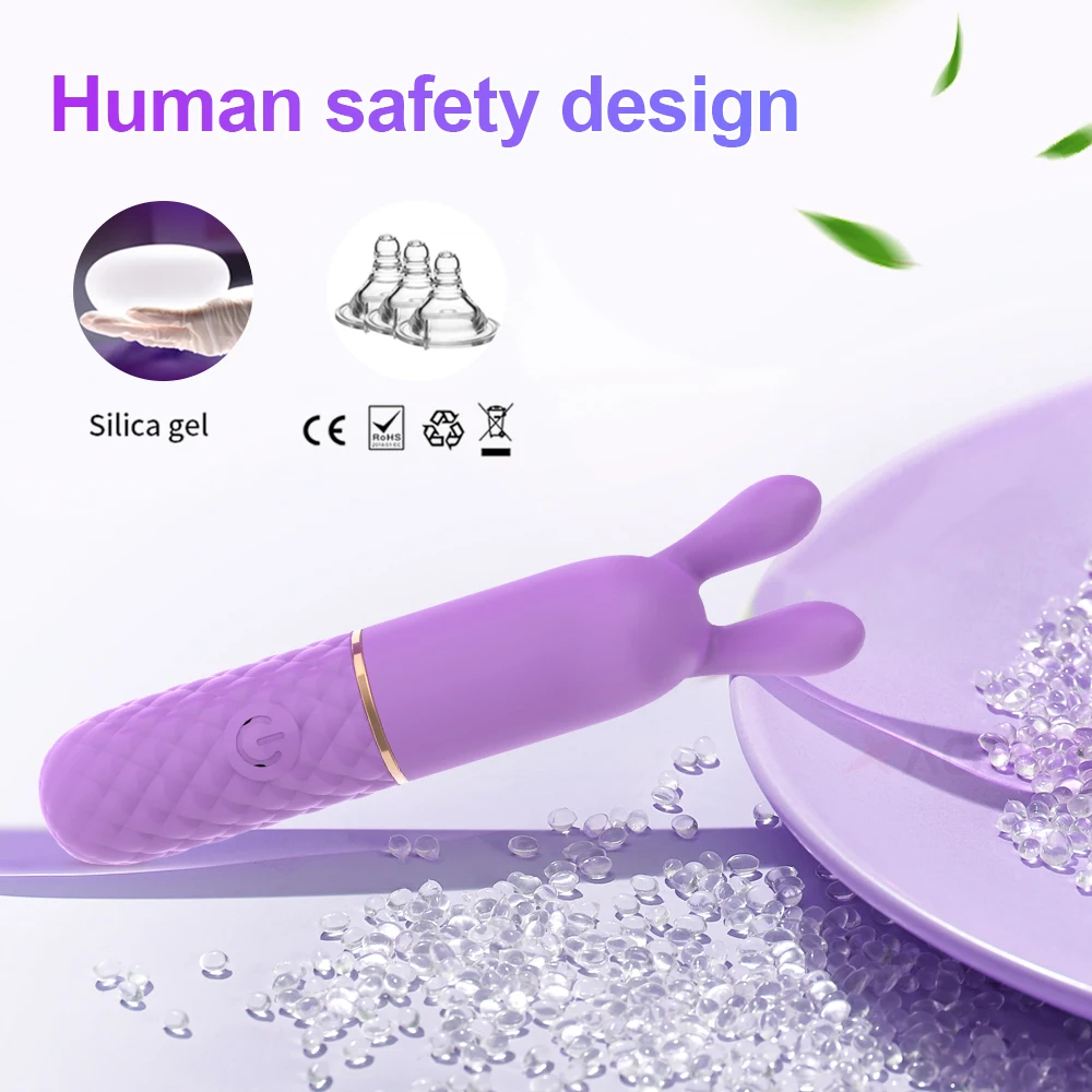 Powerful USB Charge Mini Bullet Vibrator for Women 10 Speeds Clitoral Stimulator Erotic Masturbation Adult Goods Sex Toys