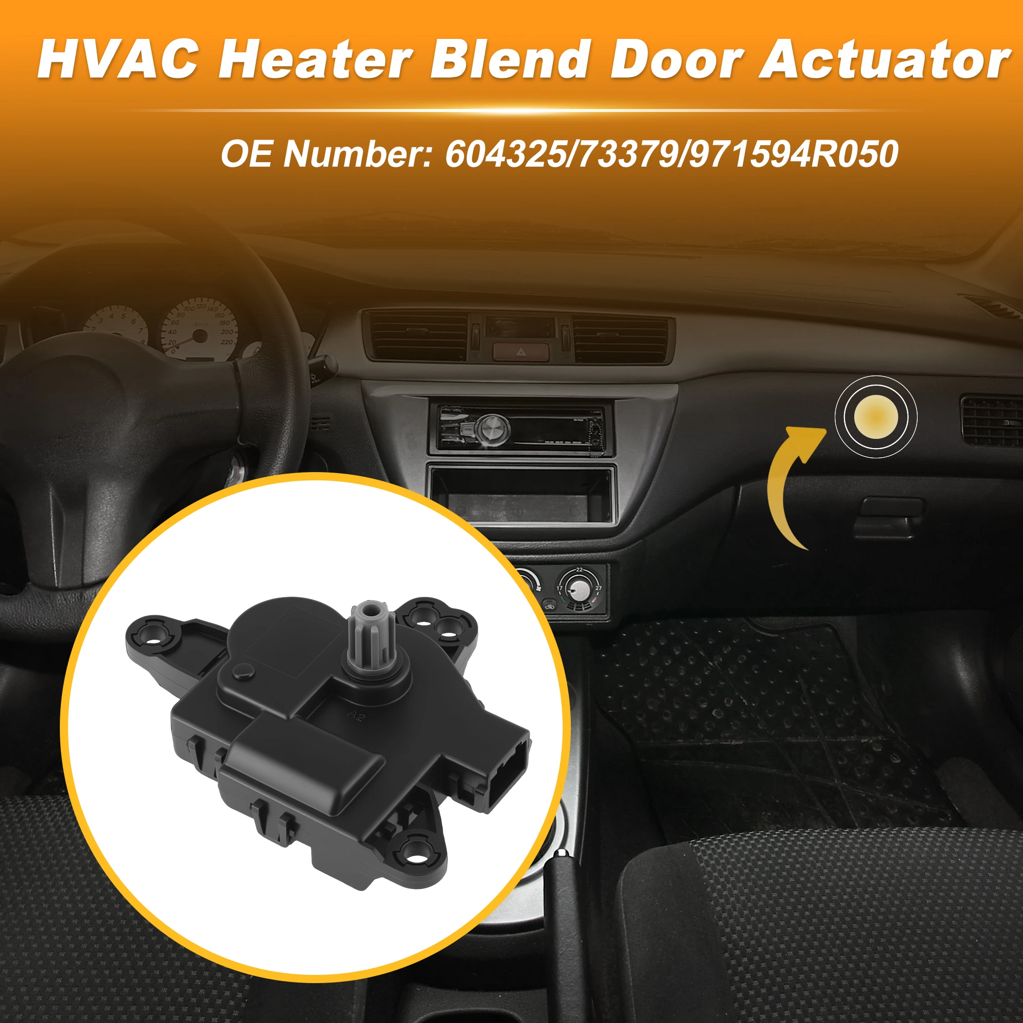 

Привод заслонки смешивания воздуха UXCELL HVAC для Hyundai Santa Fe Sport 2013-2018 971594R050