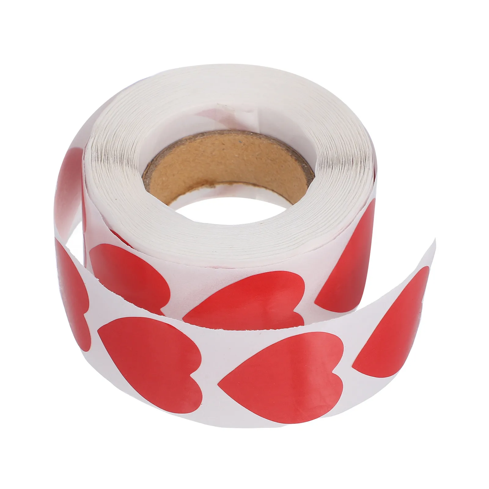 Stickers Heart Sealing Label Shape Labels Colored Adhesive Decorative for Envelope Bag