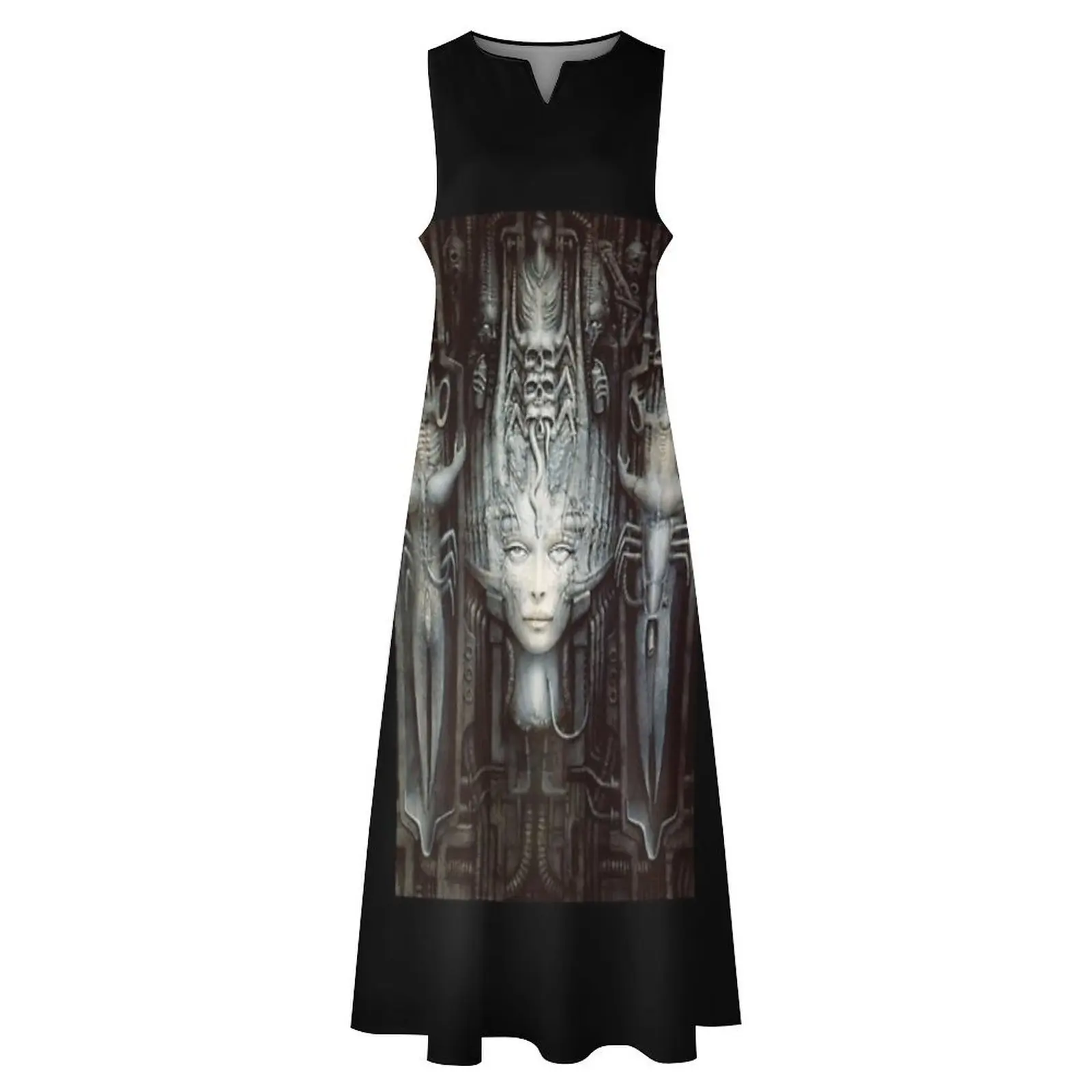 H.R Giger - Li 1 - Vestido largo clásico artístico para niñas, ropa de verano para mujeres, vestido de cumpleaños