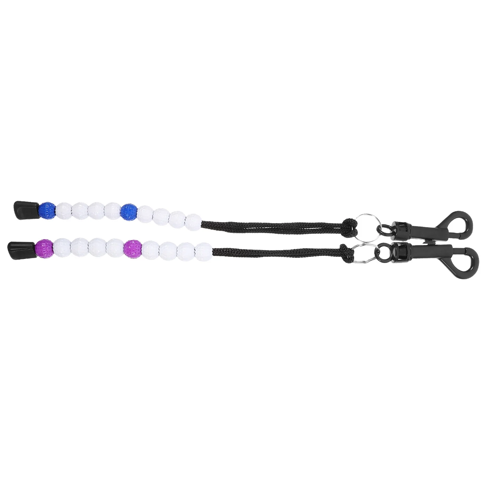 2 шт., цепочка для очков в гольфе, изысканное качество изготовления, безопасные материалы, идеально подходят для занятий в гольф, счетчик снимков в гольф на открытом воздухе