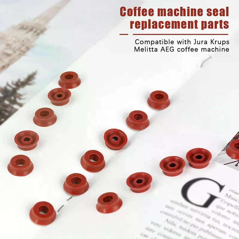 Conjunto de 10 juntas compatíveis com Jura Krups Melitta AEG para vedação de cafeteira
