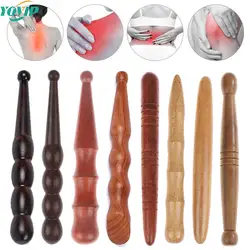 1 pz lungo in legno Spa Muscle Roller Stick Cellulite Blaster Deep Tissue Fascia Trigger Point Release Self Foot Body Massage Tools