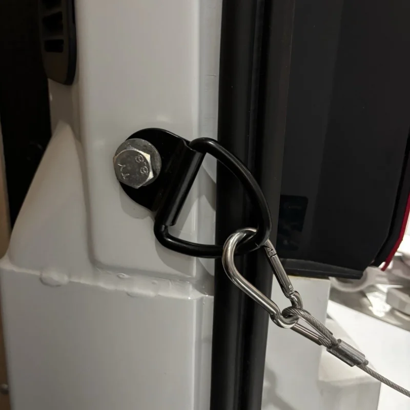 1 Set For Maxus Deliver 9 All Fixings Included Caravan Rear Door Restraint With Snap Hook For Van Caravan Motorhome Accessories