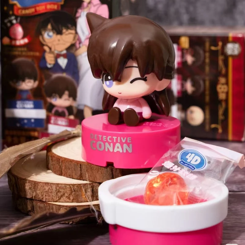 Figuras de caja ciega de la serie de juguetes de Detective Conan Candy, adornos de mesa, muñecos de Anime Rachel Moore, juguete para regalo perimetral