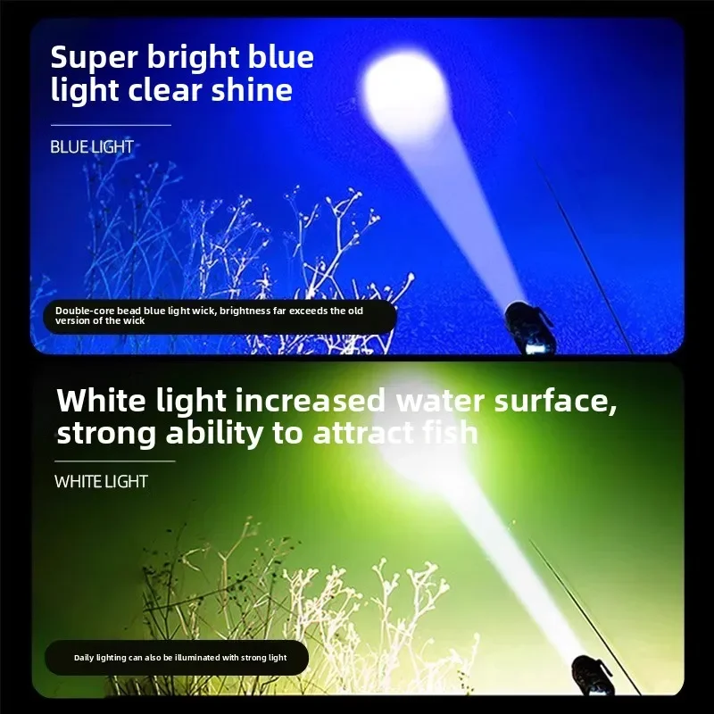 2025 Upgraded H806 Pro Triple-Light 1700LM Searchlight w/ 70° Adjustable Head, 10000MAH, IP44 for hiking, camping, night fishing