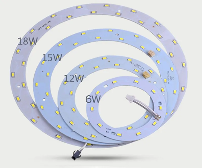 Led 6 W 12 W 15 W 18 W SMD 5730 sufitowe okrągłe magnetyczne światła lampa AC220V 110 V okrągły pierścień panel LED pokładzie z sterownik magnetyczny