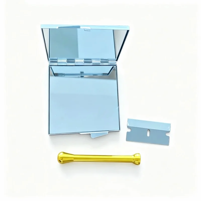 Portable kit maconheira erva/pipas para fumar With Cutting /pipa /Mirror/Metal Case view 4