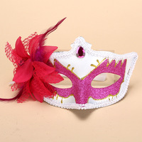 Diamond Venetian Mask Sex Lady Masquerade Mask Half Face Dance Party Cosplay Costume Wedding Decoration Props for Women Men