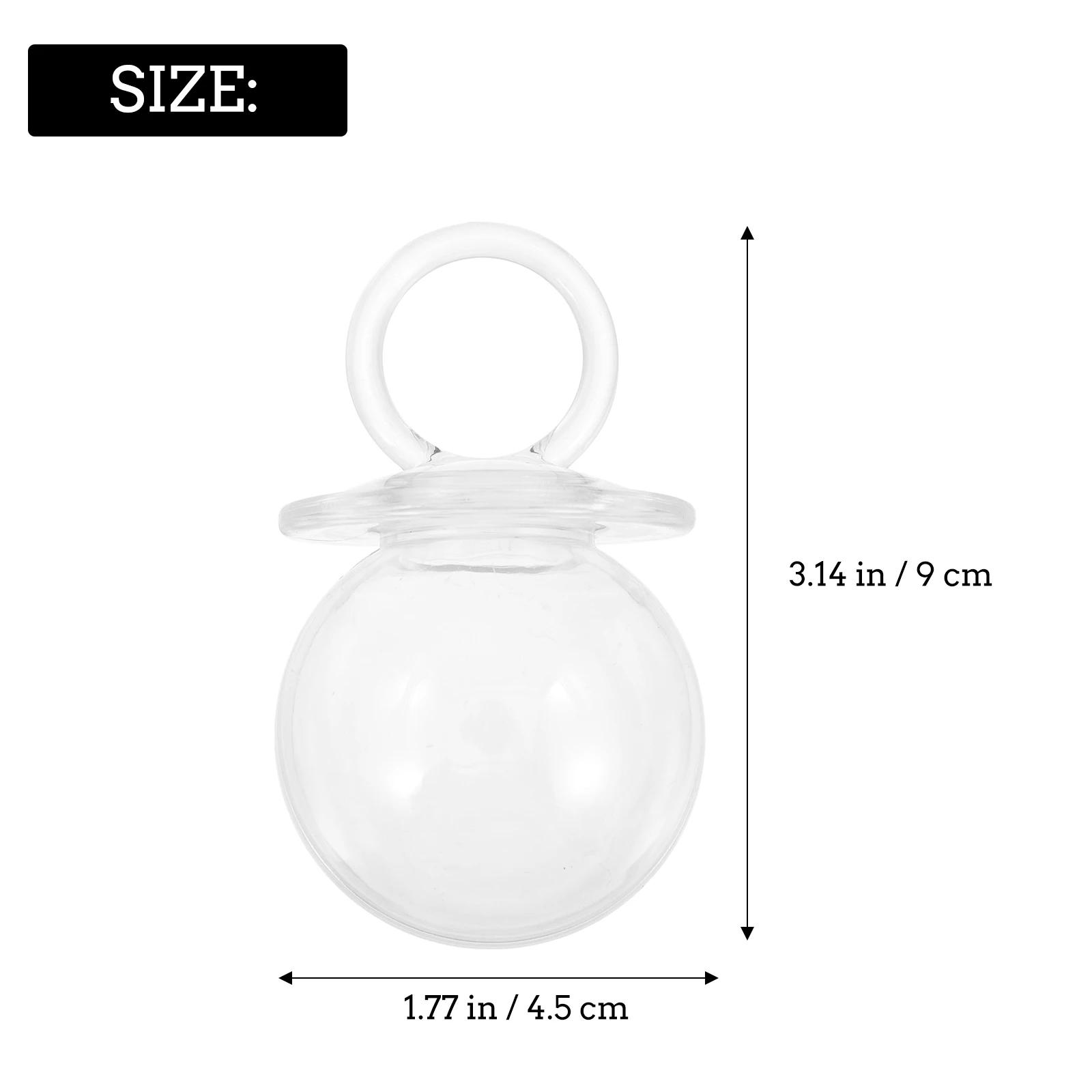 

12pcs Shaped y Storage Boxes Boxes Baby Birthday Gift Packing Storage Wrapping Containers Transparent Plastic
