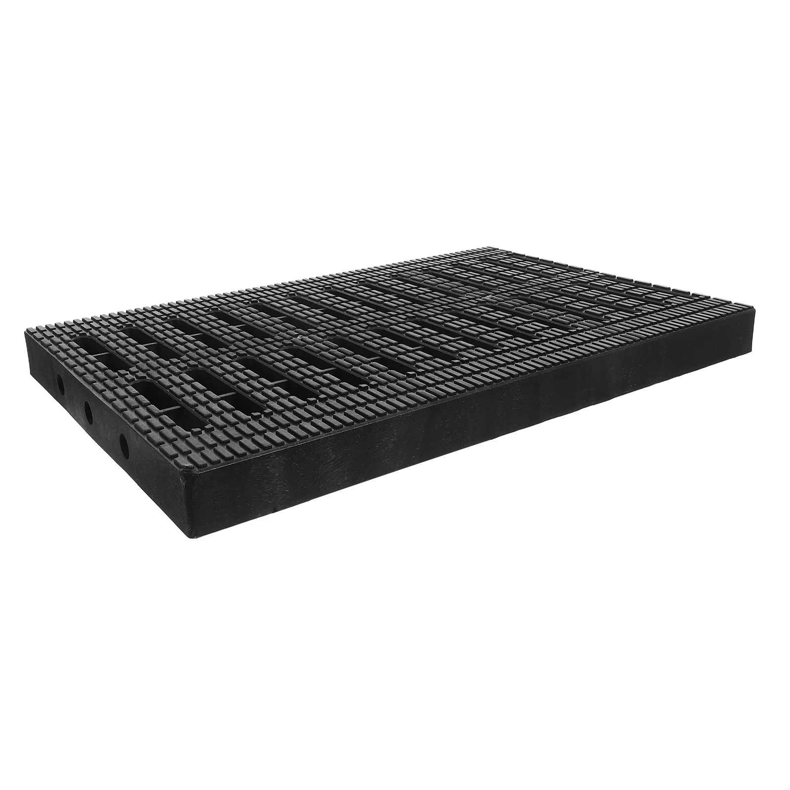 

Sturdy Plastic Drain Grate Rectangular Channel Cover Corrosion Resistant Drainage Grid for Garage Kitchen Yard French Drain