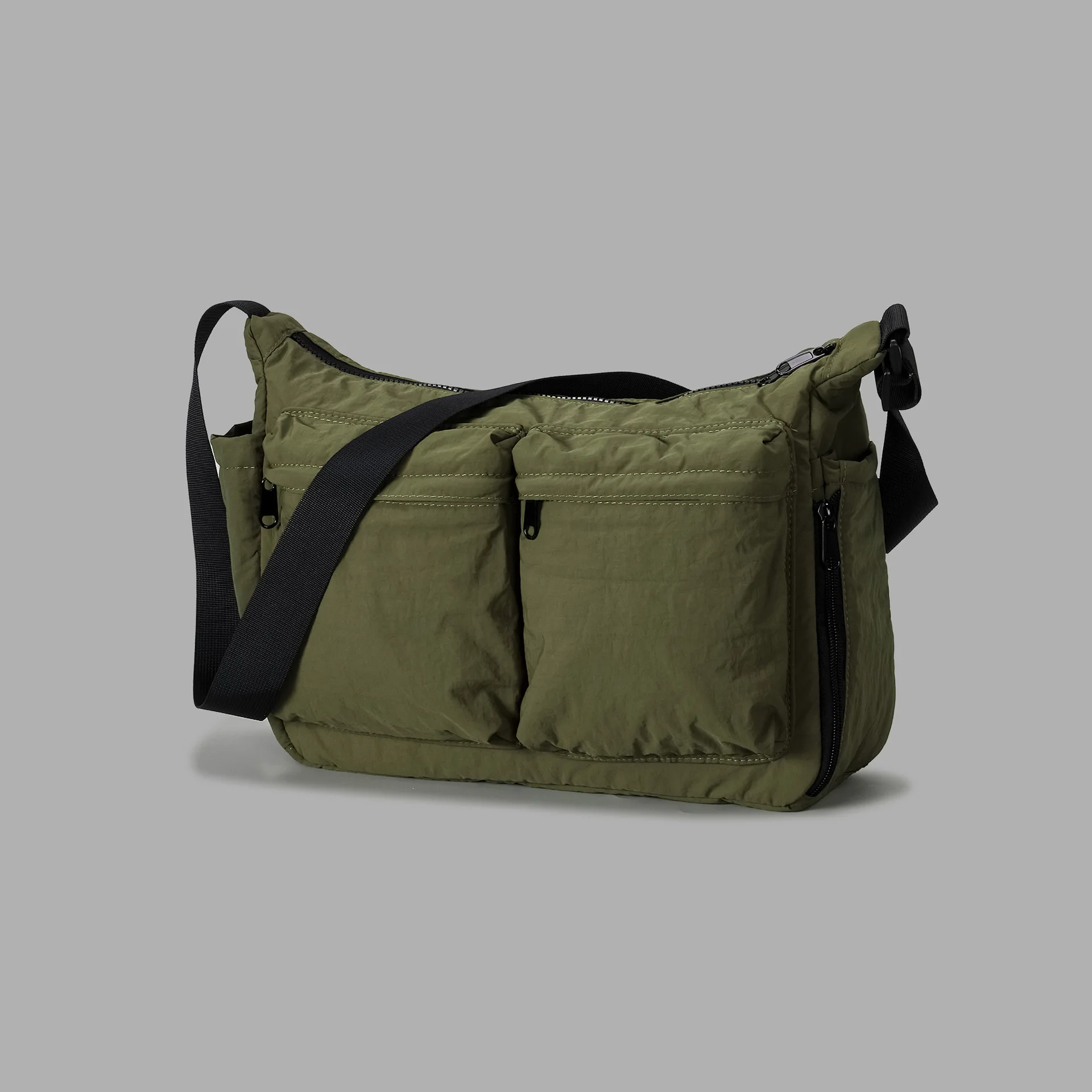 

Casual Waterpoof Nylon Crossbody Bag for Women Multiple Pockets Padded Shoulder Bags Workwear Style Messenger Bag 2025