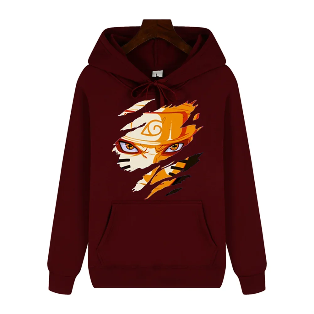 Naruto Hoodie Anime Print Herbst und Winter Outdoor Casual Sweatshirt Haikyuu Hoodies Damen