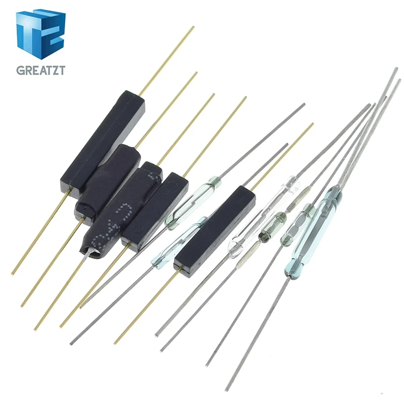 10pcs Reed Switch Magnetic Switch Normally Open / Normally Closed Magnetic Conversion Sensor Induction Switch For Arduino