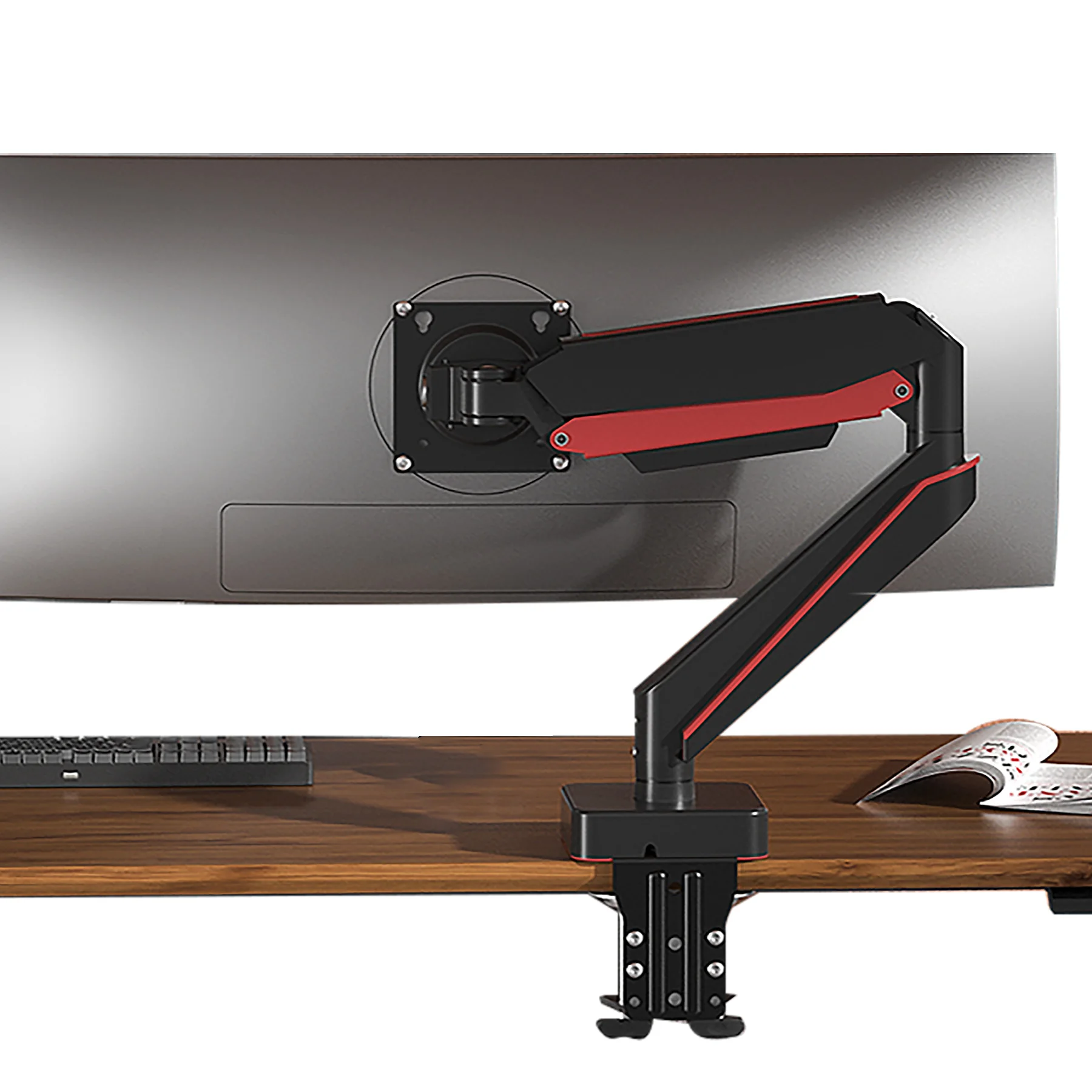 HILLPORT 27 29 30 32 49 PC Desktop Monitor Arm TV Mount - Gas Spring Full Motion, Supports Rotation & Tilt, Local Shipping in US