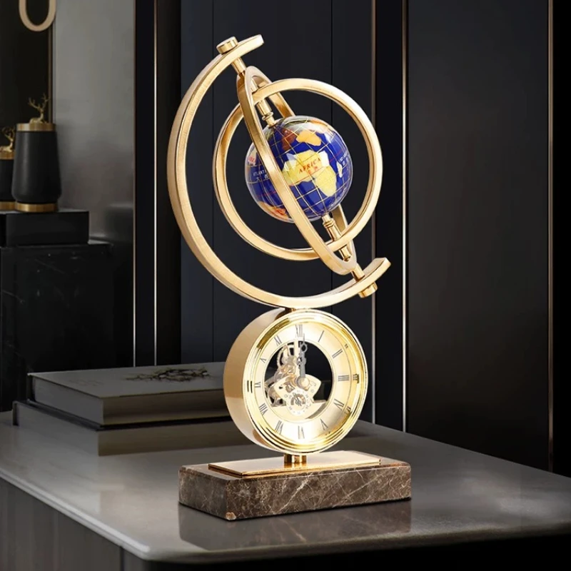 LMM light luxury clock ornament living room home TV cabinet partition cabinet office study decoration