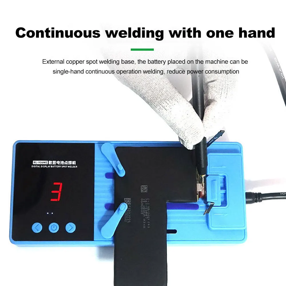 Spot Welder DIY Battery Spot Welder with Operation Platform Adjustable Professional Repair Mobile Phone Battery Welder