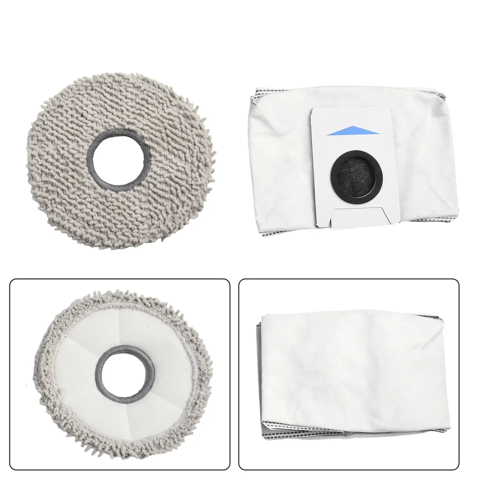 

Optimal Dust Filtration Easier Cleaning Replacement Dust Bags & Wiping Cloth for Ecovacs For Deebot T20 OmniX1 Vacuum Cleaner