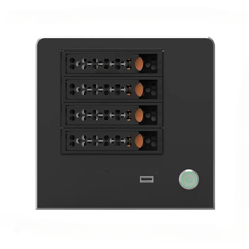 

4-Disk NAS Case Home Office File Storage Server Case ITX Hard Disk NAS Case