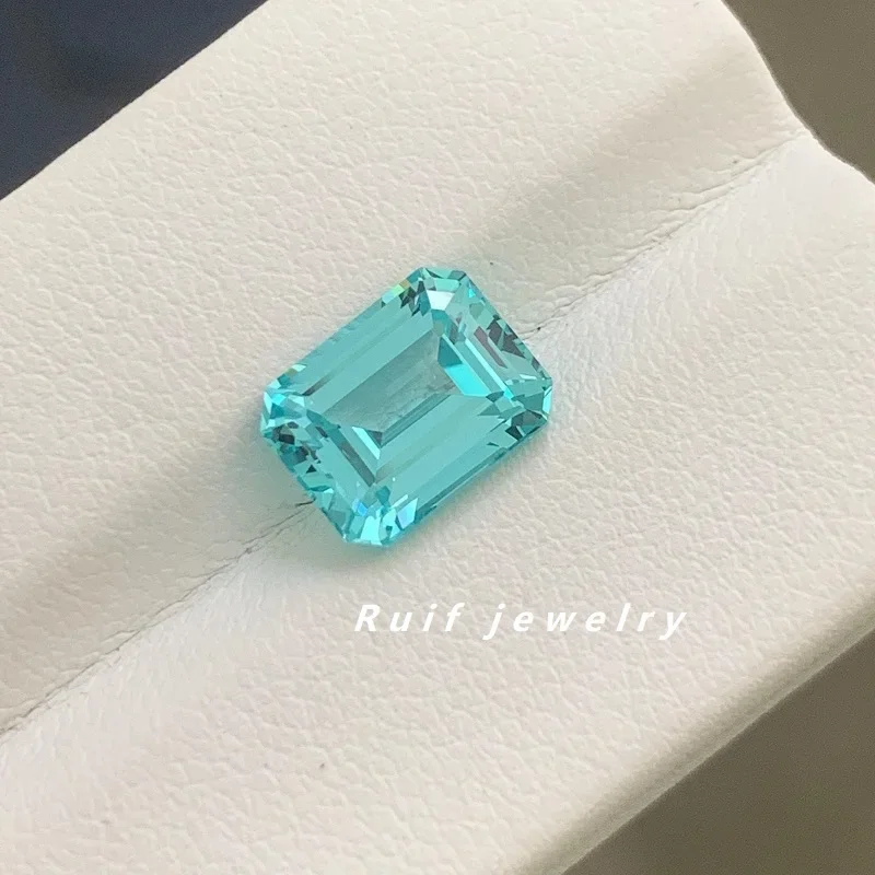 

Ruif красивый Paraiba цветной Изумрудный вырезанный лабораторный Выращенный сапфир полудрагоценный камень горячий цвет 2023 для изготовления ювелирных изделий