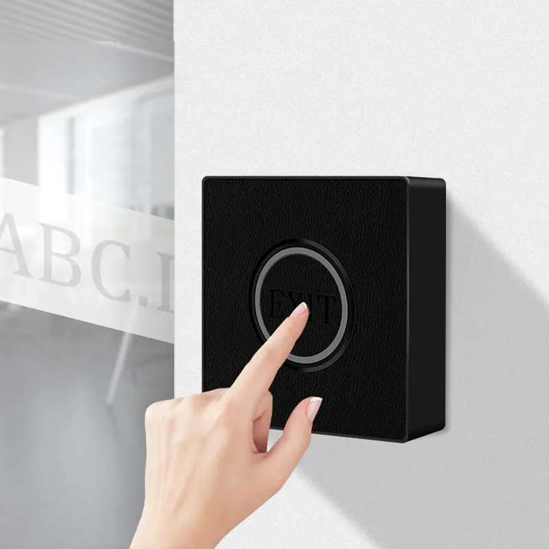 5pcs Touch Switch  Access 12V Exit Button Panel Auto Reset Use For Access Control System