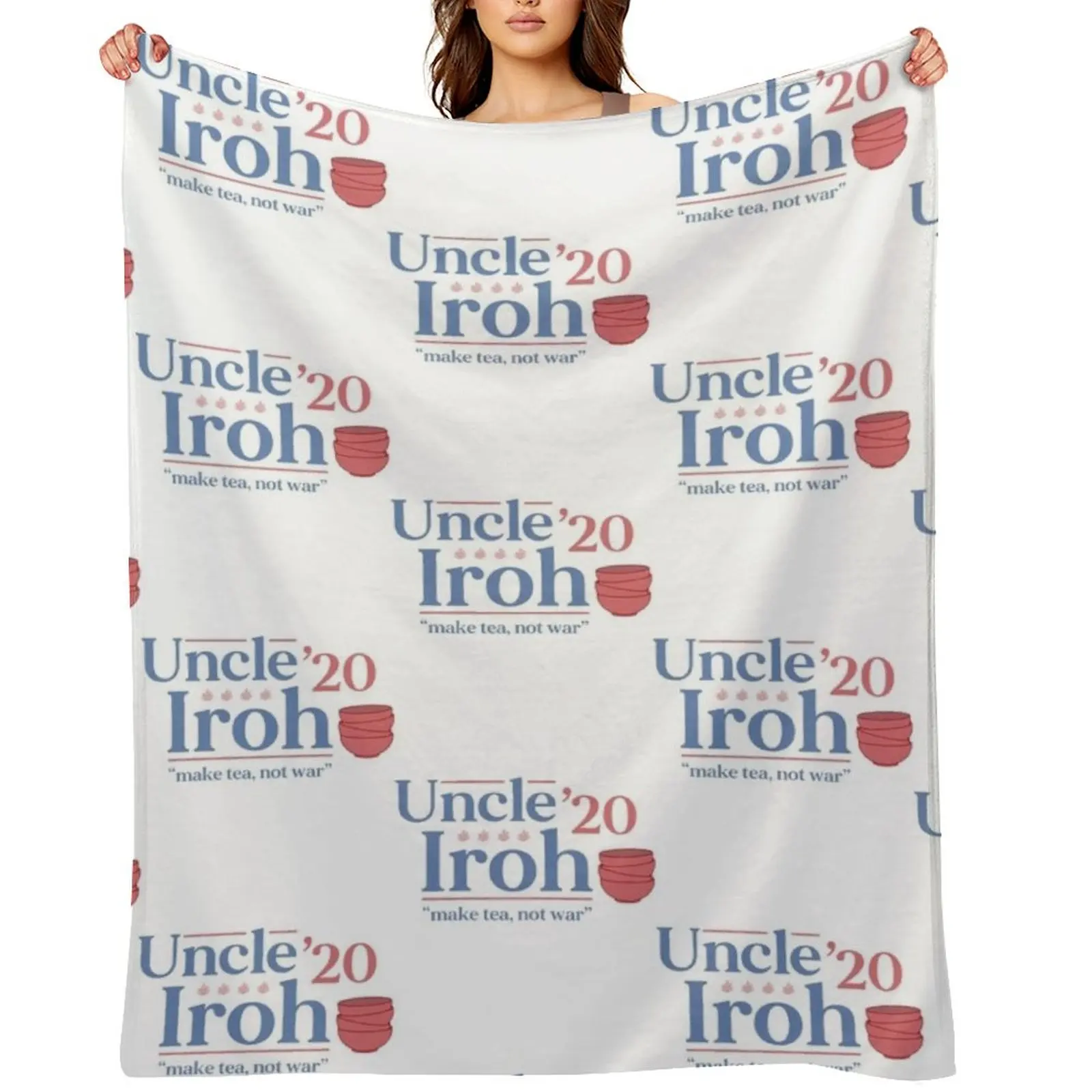 

Uncle Iroh 2020 Throw Blanket Beautifuls for sofa manga Shaggy Blankets