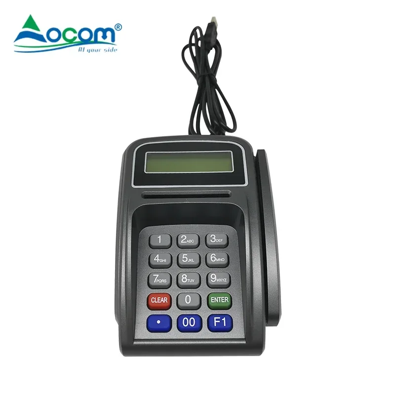 KB887 OCOM 20 Keys Pinpad With LCD and Optional MSR For Computer