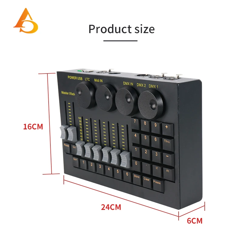 Imagem -05 - Mini Ma2 Command Wing Console ma Notebook Console Moving Head Stage Light Ma2 Controlador para o Clube Equipamento Profissional de Iluminação