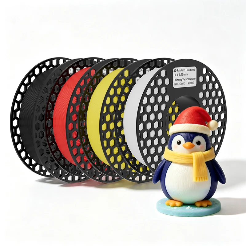 PLA 3D Printer Filament 200g Multiple Colors Neat Winding No Tangling Compatible with Most FDM 3D Printers