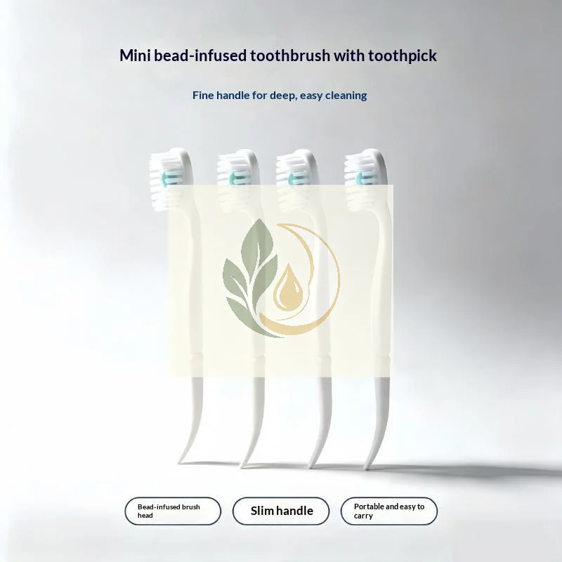 Disposable Toothbrush Exploded Beads Adults Cleaning Toothbrush Portable Travel Tooth Brush With Dental Floss