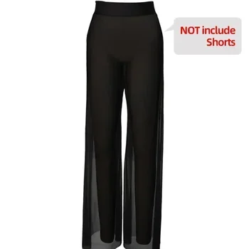 1 peça traje calças de malha apenas dança inferior usar calças de malha longa larga contemporânea excluir roupa interior