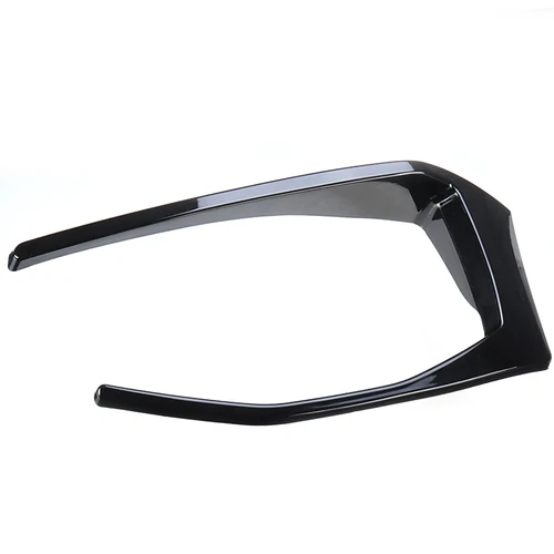 Imagen 2 del producto Para VW Golf 7 7,5 MK7 MK7.5 GTI R GTD R400 2013-2020 lámpara de freno de parachoques trasero alerón embellecedor negro brillante 1 par tira de marco Canard