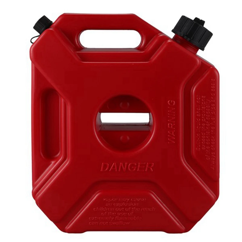 2Set 5L Fuel Tanks Plastic Petrol Cans Car Mount Motorcycle Jerrycan Gas Can Oil Container Fuel Canister