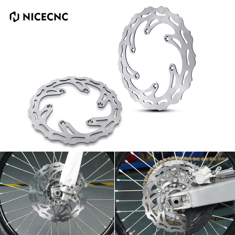 

NICECNC 249/245MM Front Rear Brake Disc For Yamaha YZ125 YZ250 YZ250F YZ450F WR250F WR450F 2003-2015 YZ250X 2016 YZ250FX 15-16