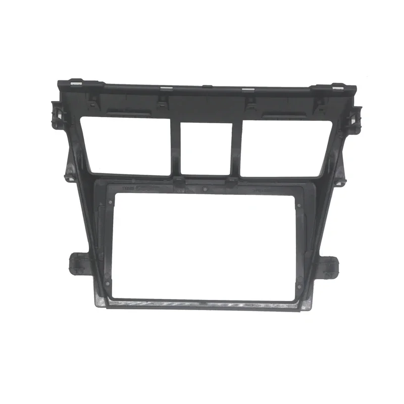 راديو السيارة تجديد طقم إطارات لتويوتا يارس فيوس 2006-2012 بيلتا السيارات ستيريو تثبيت داش فآسيا تقليم الحافة غطاء