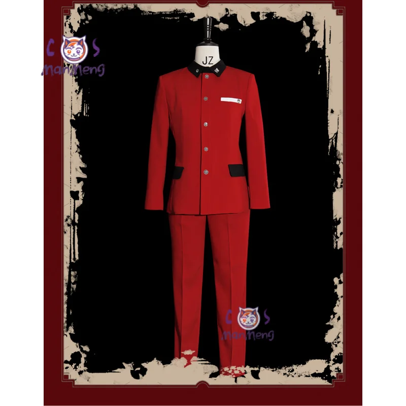 

Tsukumo Ima The Hundred Line -Last Defense Academy- Cosplay Costume Shirt pants jacket belt set Halloween new men women uniform