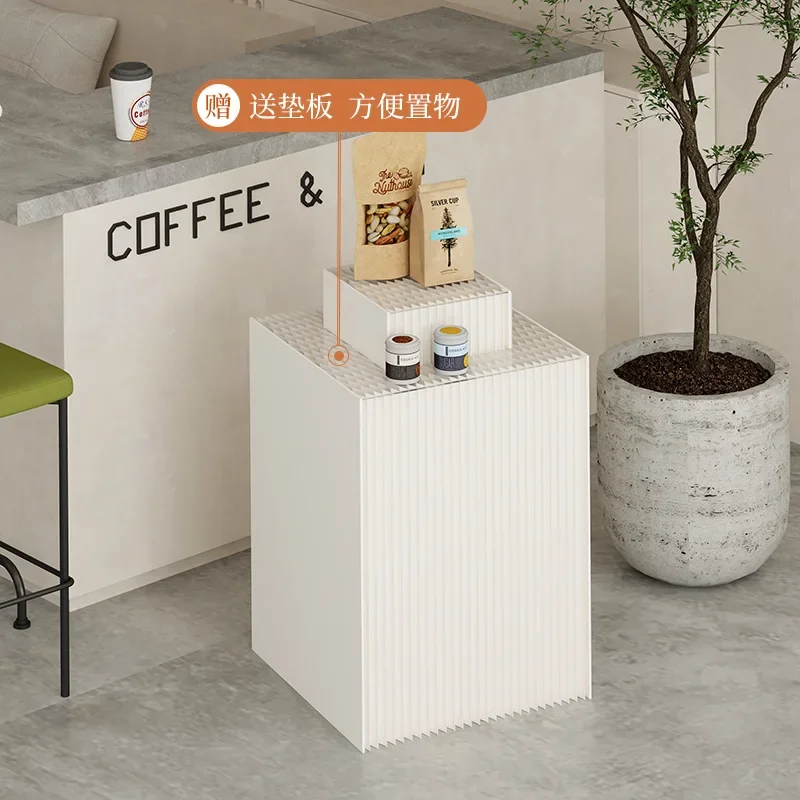 Exhibition booth Display table wind B & B sofa side living room decorative table entrance bedroom bedside table self-i