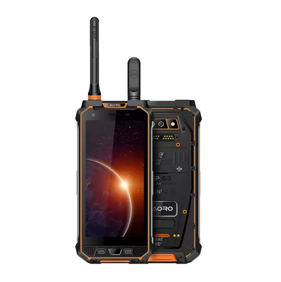 

AORO m5 IP68 cheap android 8.1 UHF NFC 8000mAh DMR Octa Core walkie talkie waterproof rugged smart mobile phone