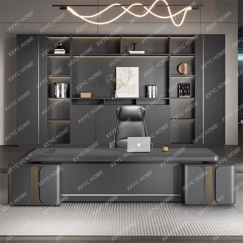 M Atmospheric boss desk light luxury high sense simple modern furniture