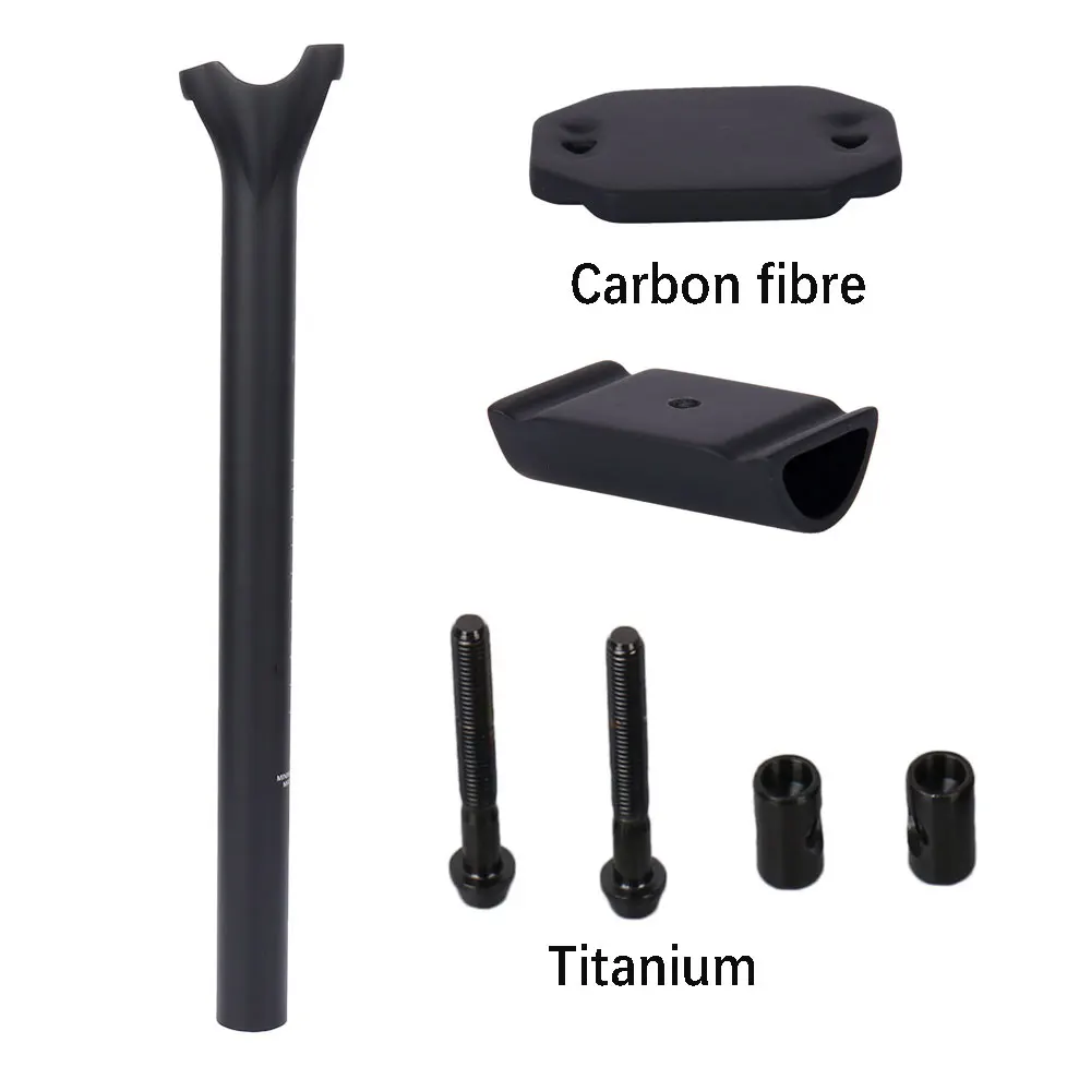 ELITAONE 2023 Seat post Carbon MTB/Road Bike 27.2/30.9/31.6mm Carbon Fiber Base Cover Titanium Screw