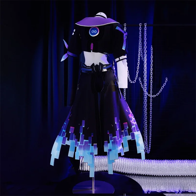 ROLECOS Game Honkai Star Rail Silver Wolf LV.999 Cosplay Costume Godmode Player Women Outfits Halloween Party Suit view 2