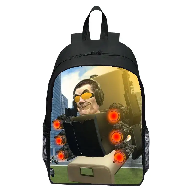 New Arrival Digital Printed Skibidi Toilet Kids Backpack Titan Toilet Man Children School bags Boys Bookbag for Student Gilf