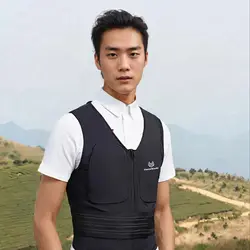 Elastic strap armor, adult men's and women's horseback riding protective vest, anti fall protection, body protection
