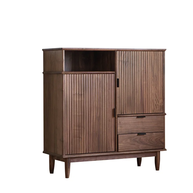 Kantenschrank Leichter Luxus-Teeschrank Moderner, einfacher Gitterspind