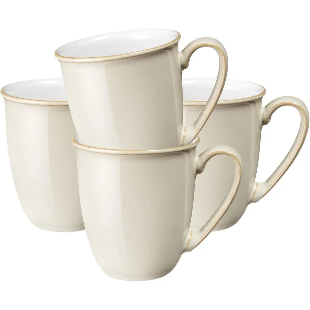 

Набор кофейных кружек с 4 стаканами, один размер, кремовый нейтральный