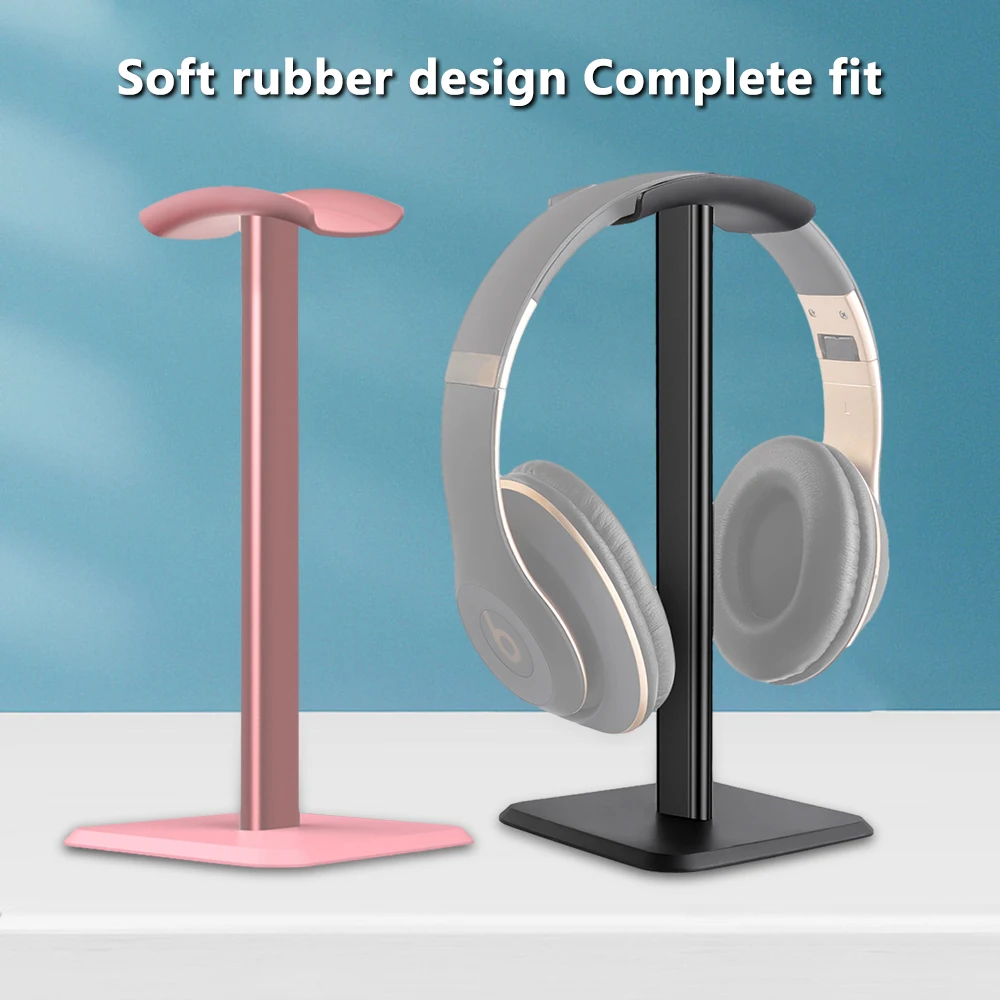 Hoofdtelefoon Headset Stand Houder Legering Aluminium Rack Mount Bluetooth Oortelefoon Hanger Gamer Hanger voor TV PC Desktop Display Rack