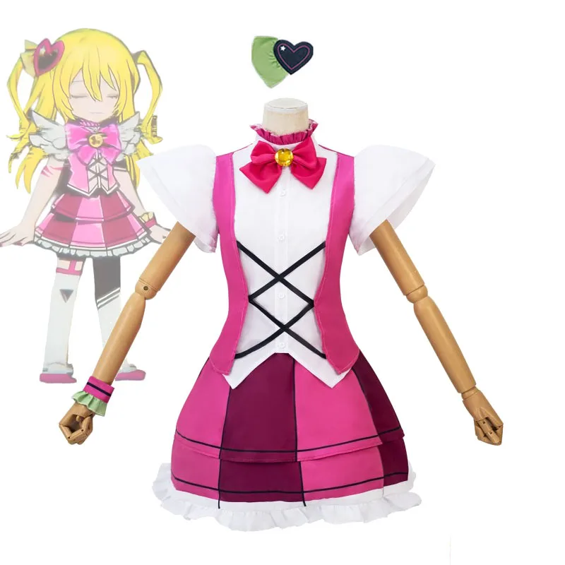 

Костюм для косплея Дон Кихота из Limbus Company, головной убор, платье милой принцессы в стиле «Волшебная девочка-королева» для Хэллоуина, ролевых игр