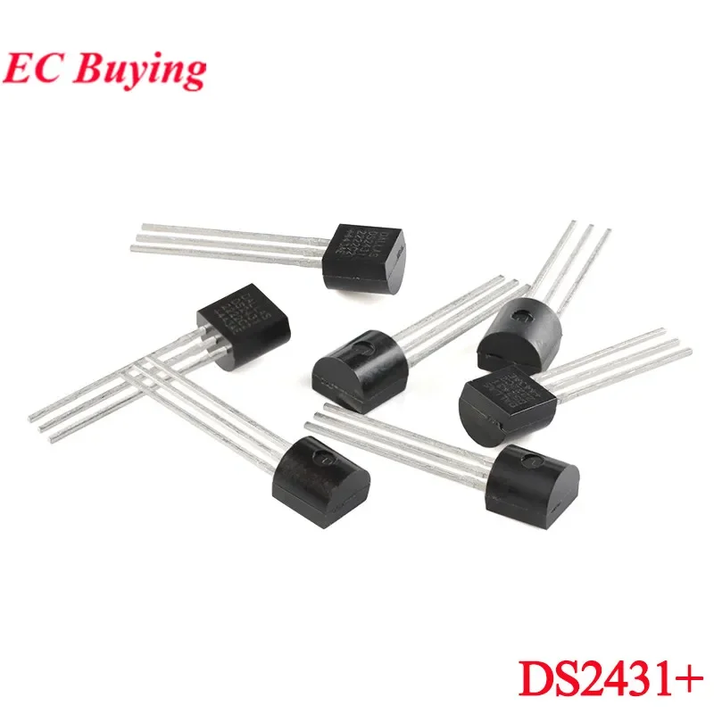 5Pcs/1pc DS2431 DS2431+ TO-92-3 1024-Bit Single-Wire EEPROM Chip IC